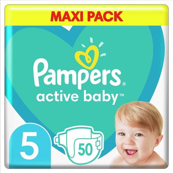 Εικόνα της PAMPERS ACTIVE BABY MAXI No5 (11-16KG) / 50ΤΕΜ ΕΛΛΗΝΙΚΟ